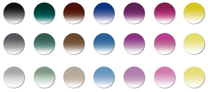 YoColors gradient tints